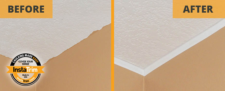 How to Fix Small Crack in Wall Corner between Ceiling And Wall