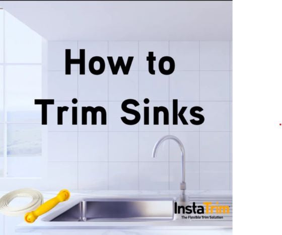 How to trim sinks with alternative caulk