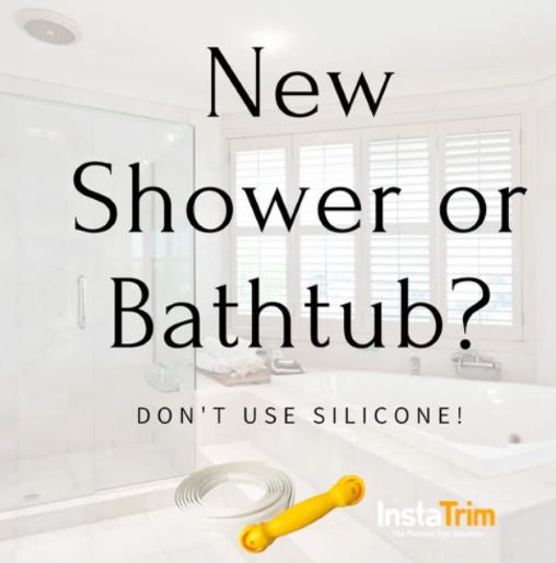 Silicone vs Instatrim for your shower or bathtub