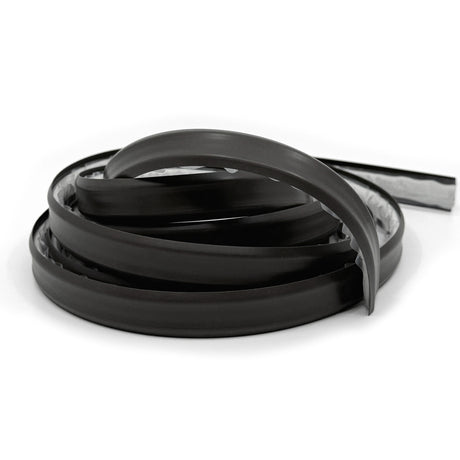 InstaTrim flexible trim strips in black, coiled for clean edging and finishing