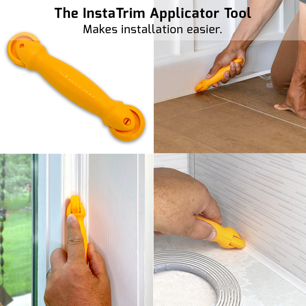 InstaTrim Mind the Gap Project Kit - Peel and Stick Trim Applicator Tool
