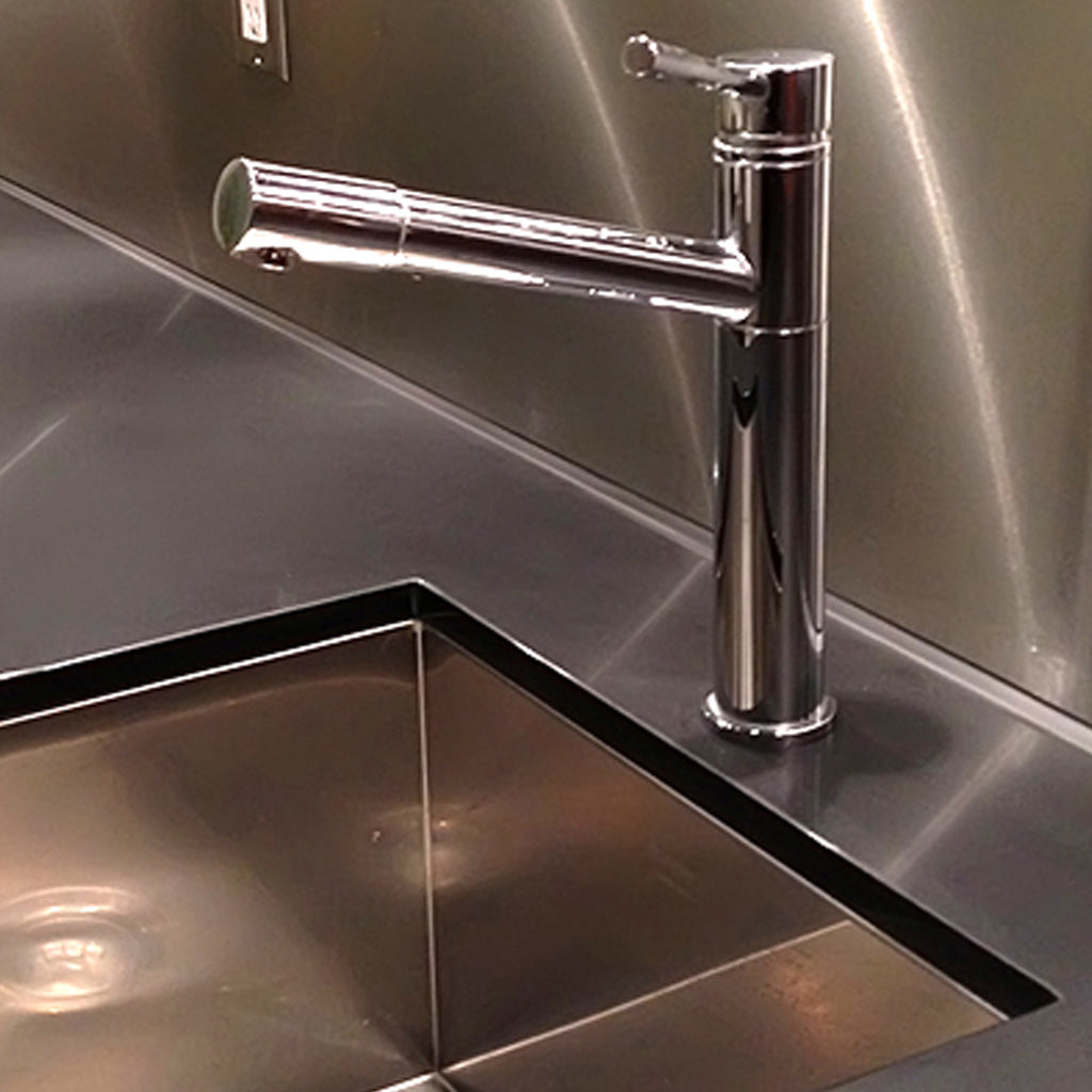 InstaTrim Grey self-adhesive trim strip and caulk strip.